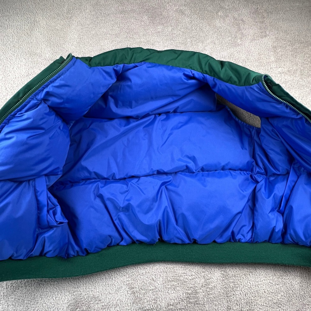 Outdoor Exchange Reversible Puffer Vest Mens XL Green Blue Down Gorpcore Hiking - Picture 5 of 16